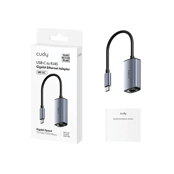 CUDY UE10C USB-C to Gigabit Ethernet Adapter 2-600×600