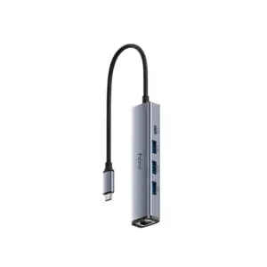 CUDY UH605 5-In-1 USB-C Hub with Gigabit Ethernet Port