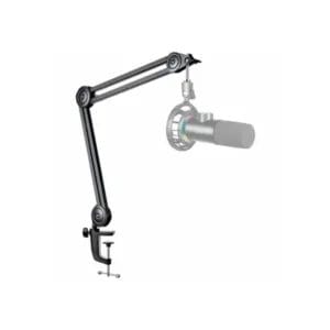 FIFINE BM63 Boom Arm Stand – 15.5 inch Arms, Built-in Springs, Supports Up to 2kg for Standard Microphones & Mounts