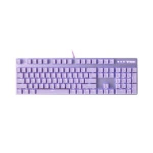 RAPOO V500PRO Purple Backlit Mechanical Blue Switch Gaming Keyboard