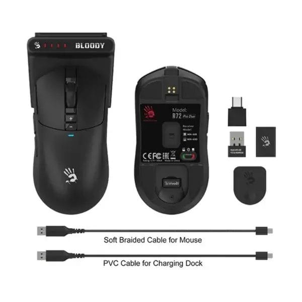a4tech bloody r72 pro duo black wireless dual 71743999998