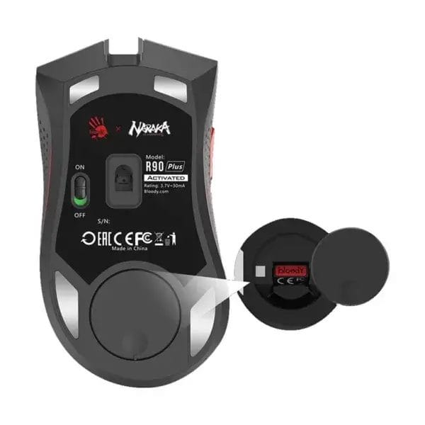 a4tech bloody r90 plus naraka rgb wireless gaming 51692341286