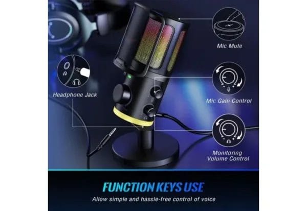 fifine ampligame am6 condenser microphone3