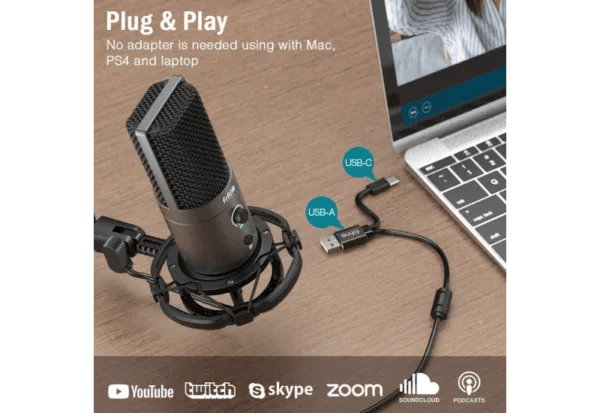 fifine t683 usb microphone bundle 2