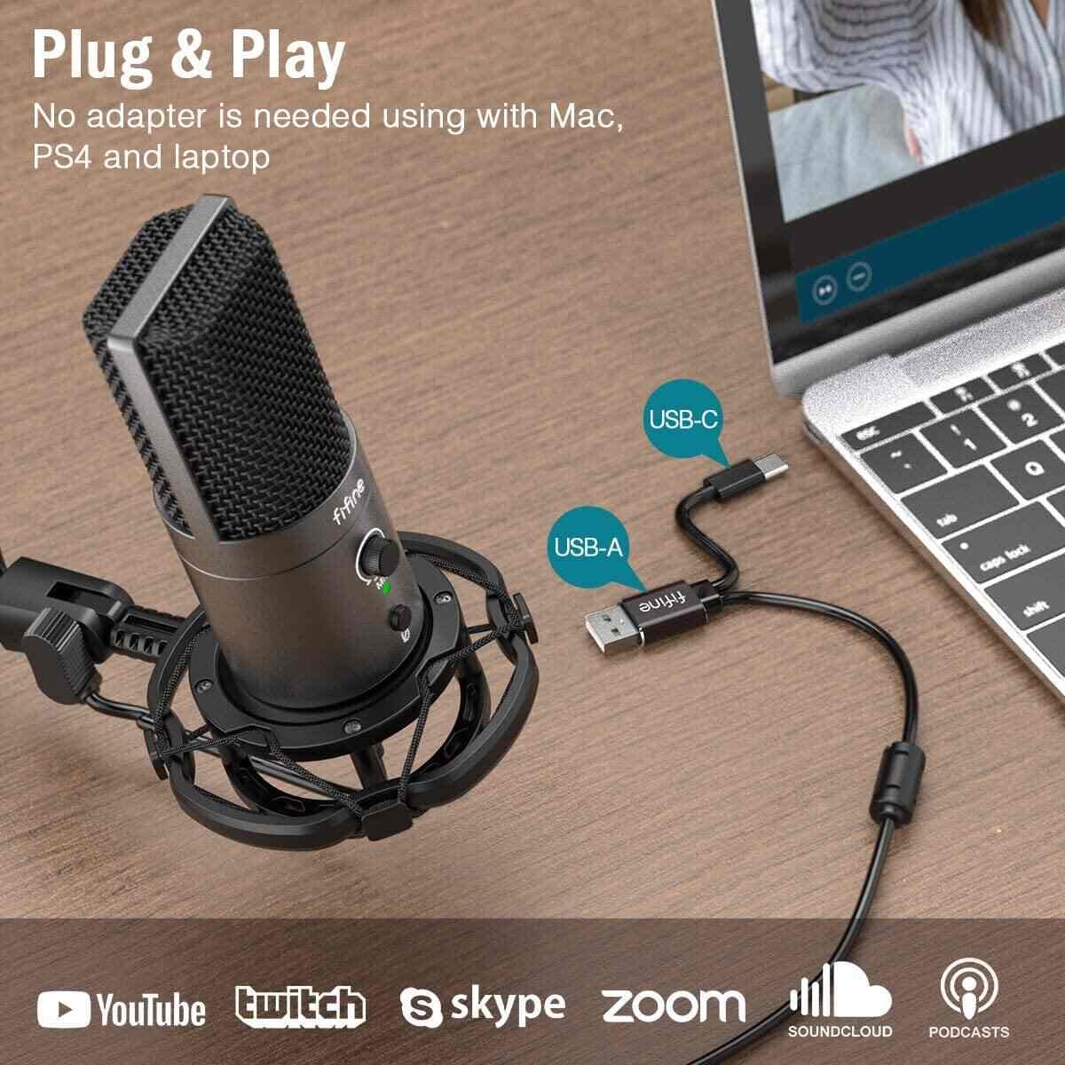fifine t683 usb microphone bundle 4 1