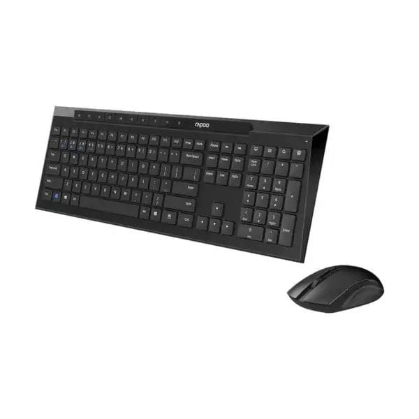 rapoo 8210m black wireless keyboard mouse 31656410266