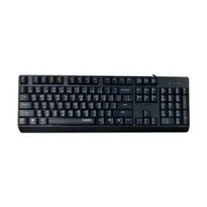 rapoo nk1900 wired black keyboard with 31748349358