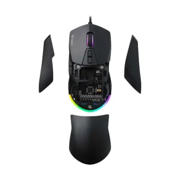 rapoo vpro v360 wired black optical gaming 41621500563