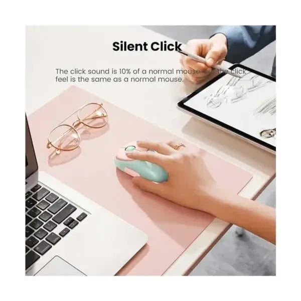 ugreen fun mu102 15722 pink dual mode silent 21721217285