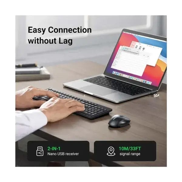 ugreen mk006 35740 wireless black keyboard 21736150986