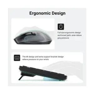 ugreen mk006 35740 wireless black keyboard 31736150989