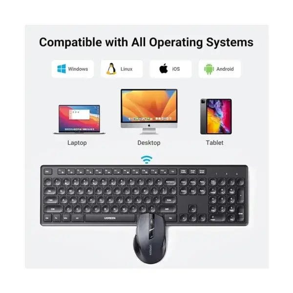ugreen mk006 35740 wireless black keyboard 51736150995
