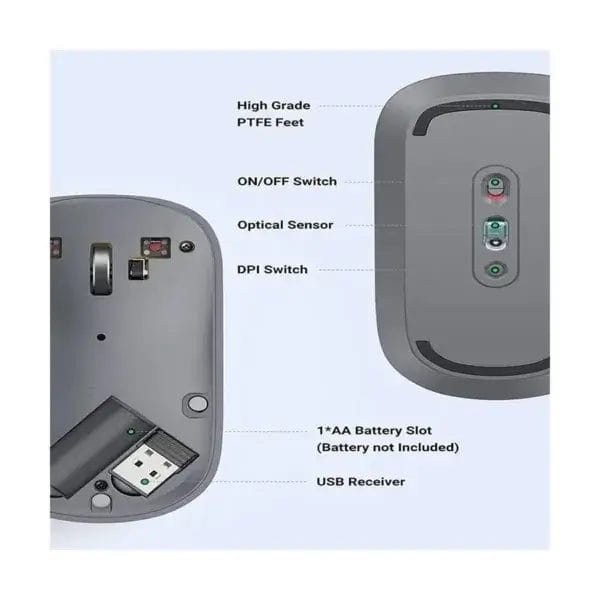 ugreen mu001 90373 gray silent portable 41721220044
