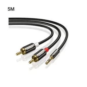 UGREEN AV116 (10591) 3.5mm to 2x RCA Cable - 5M