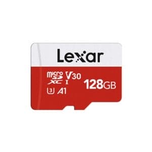 Lexar E-Series 128GB microSD UHS-I Memory Card