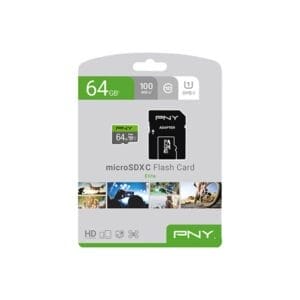 PNY Elite Class 10 U1 64GB microSD Memory Card 3 600x600 1